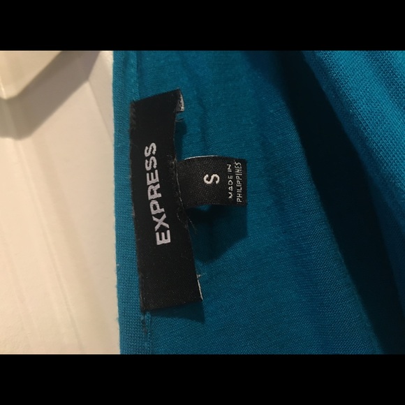 Express blue and black color block dress - Picture 5 of 5